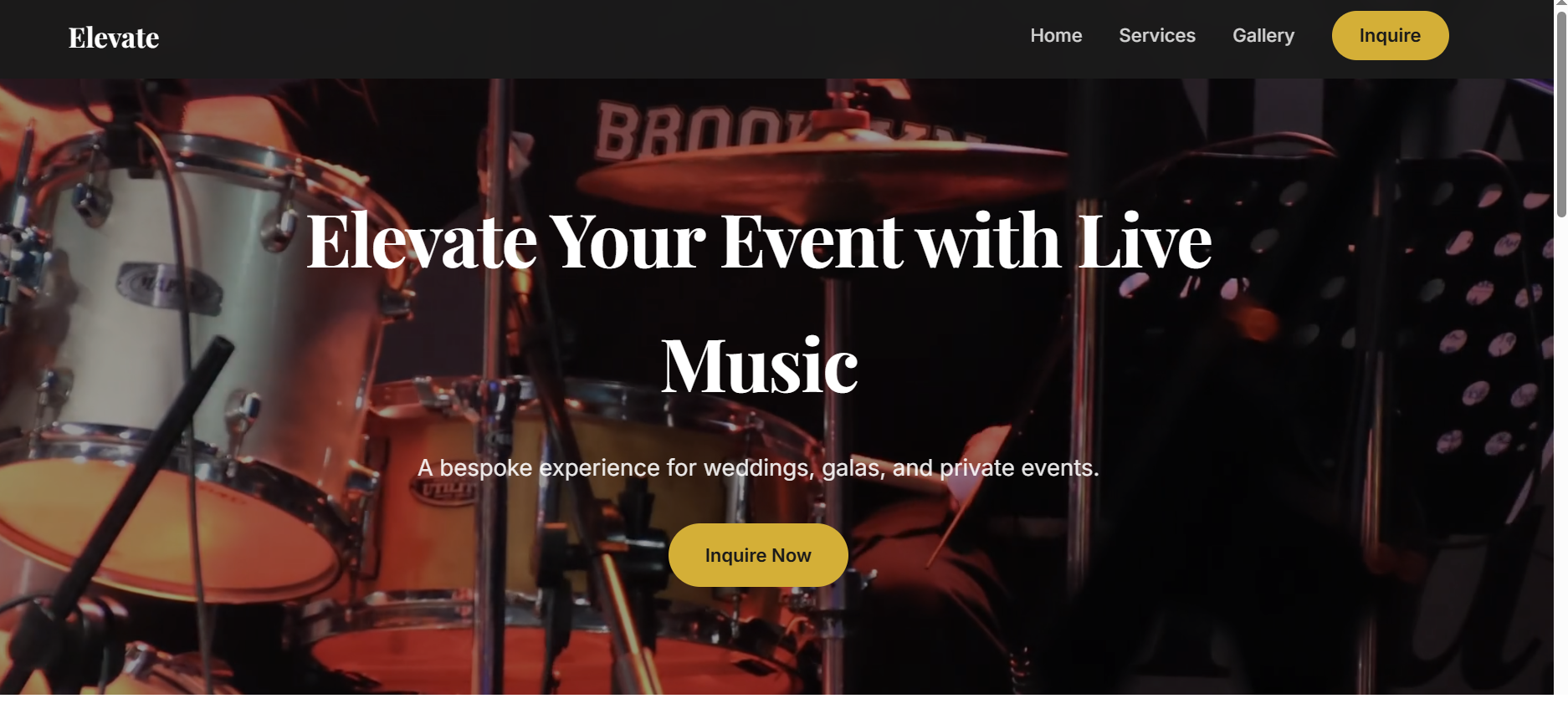 Template Artístico para Músicos